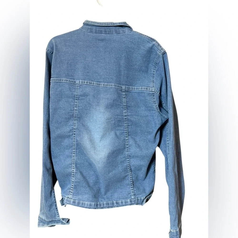 Zola Denim Jacket XXL Cropped Blue